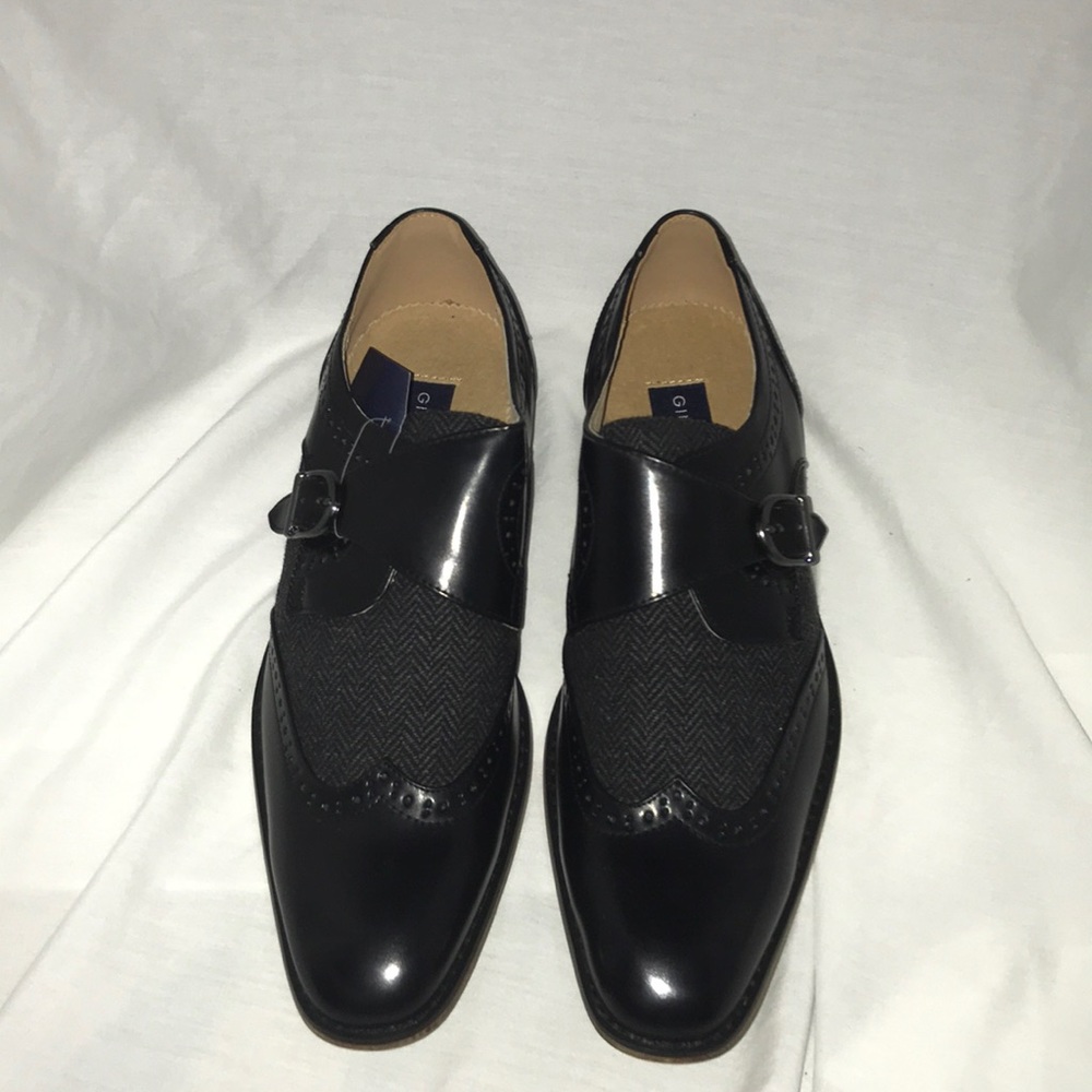 Gino Vitale Black Leather dress shoes